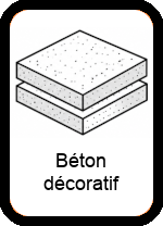 B�ton d�coratif