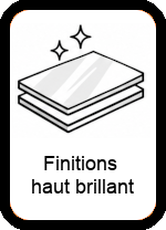 Finitions haut brillant